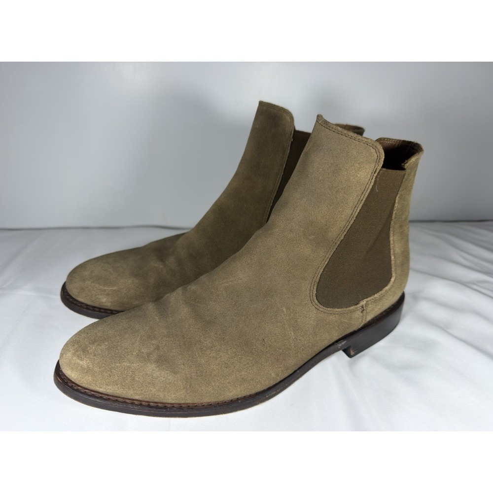 Thursday Boot Co Cavalier Chelsea Boots Men's 10.5 Tan Suede Goodyear Welt